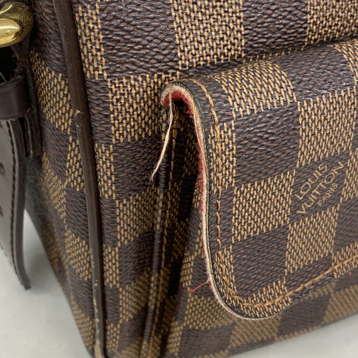 Louis Vuitton Shoulder Bag Damier Ravello GM Ebene — view 8