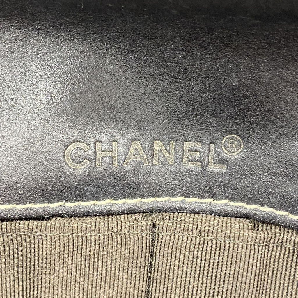 Chanel Shoulder Bag Choco Bar Denim Blue Silver — view 5