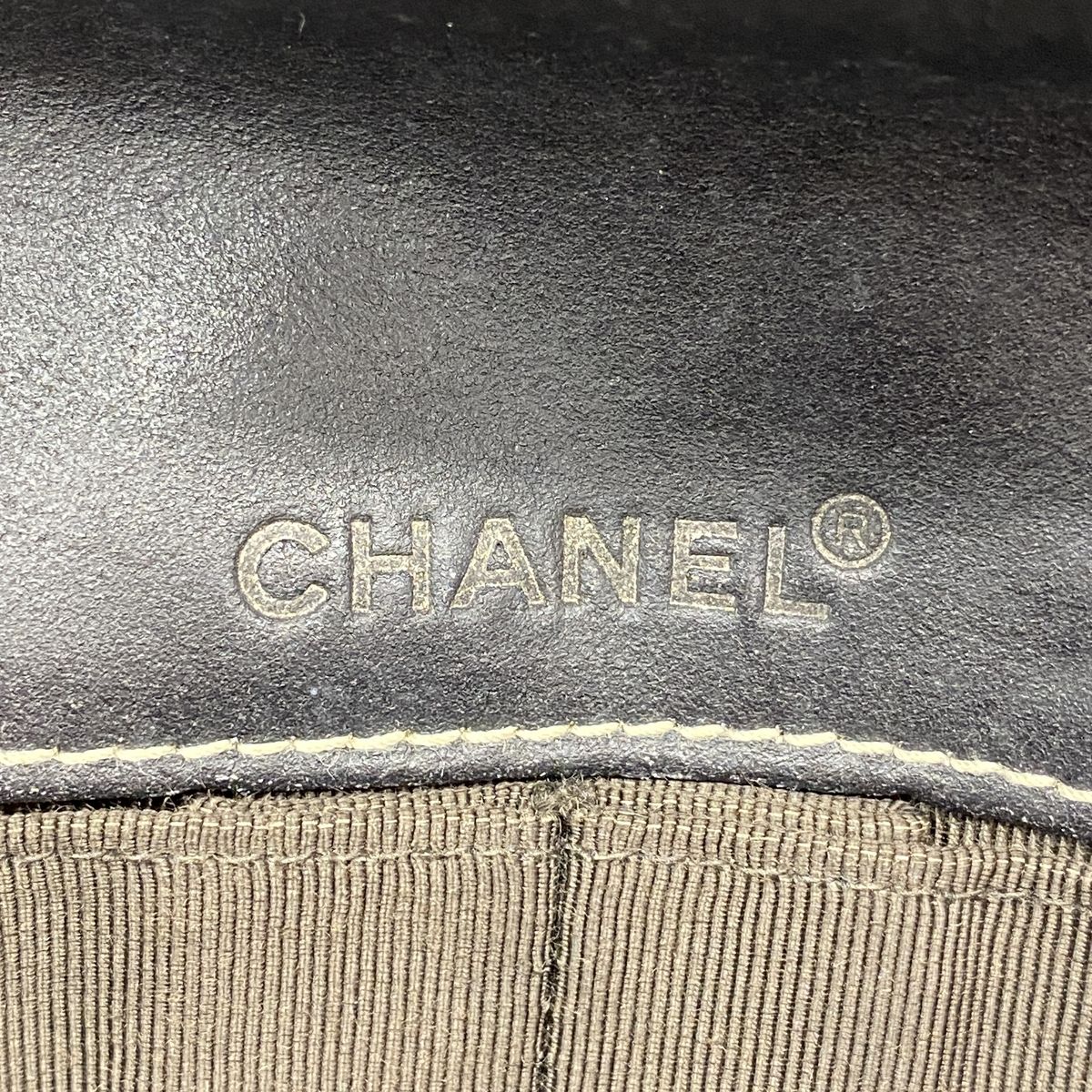 Chanel Shoulder Bag Choco Bar Denim Blue Silver — view 5