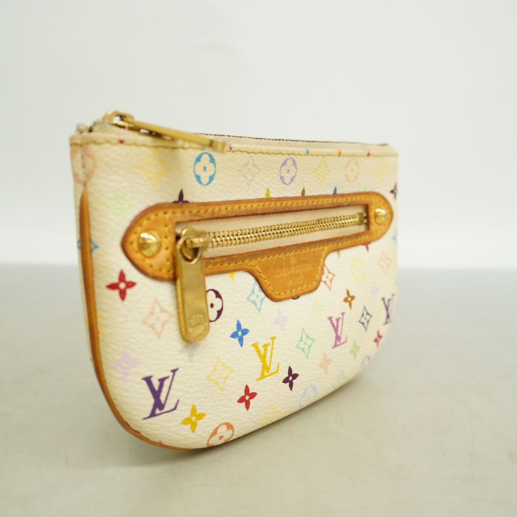 Louis Vuitton Coin Purse Monogram Multicolor Pochette MM Blanc — view 2