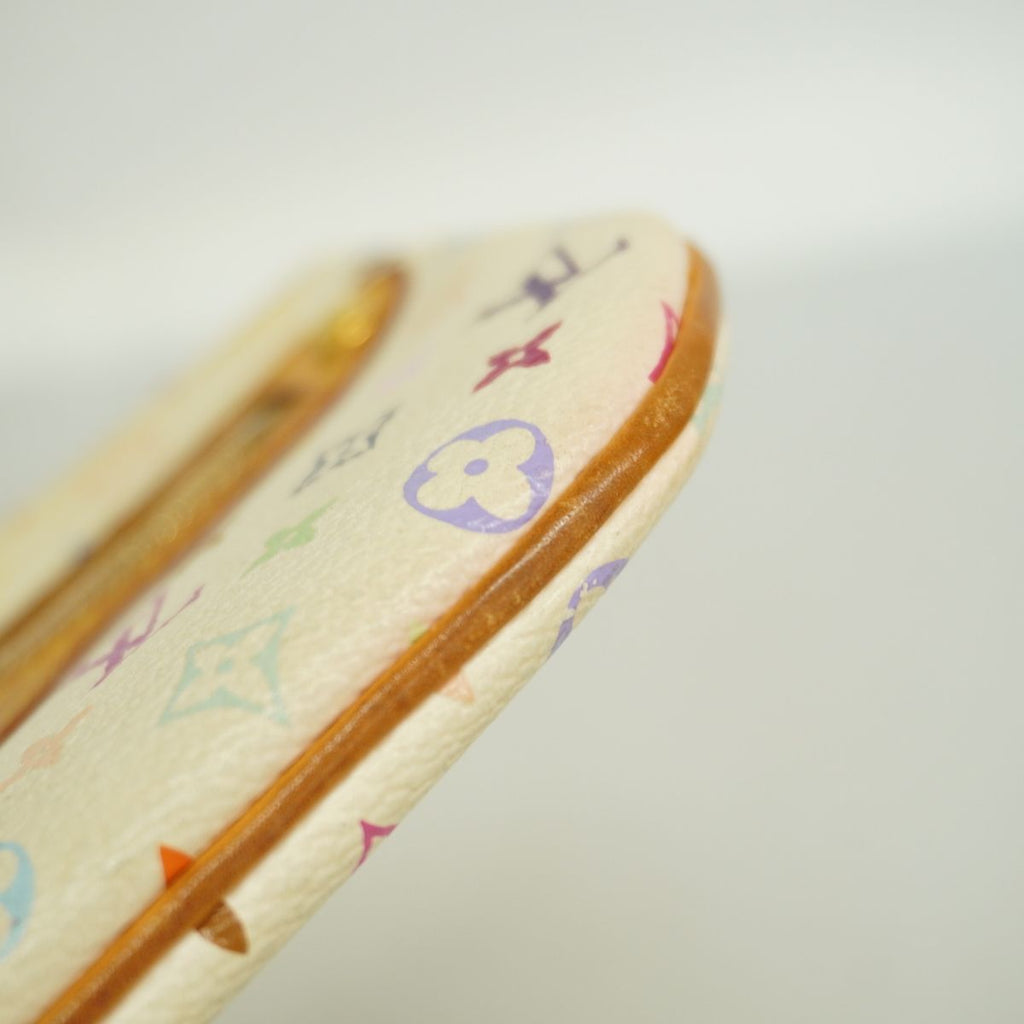 Louis Vuitton Coin Purse Monogram Multicolor Pochette MM Blanc — view 6