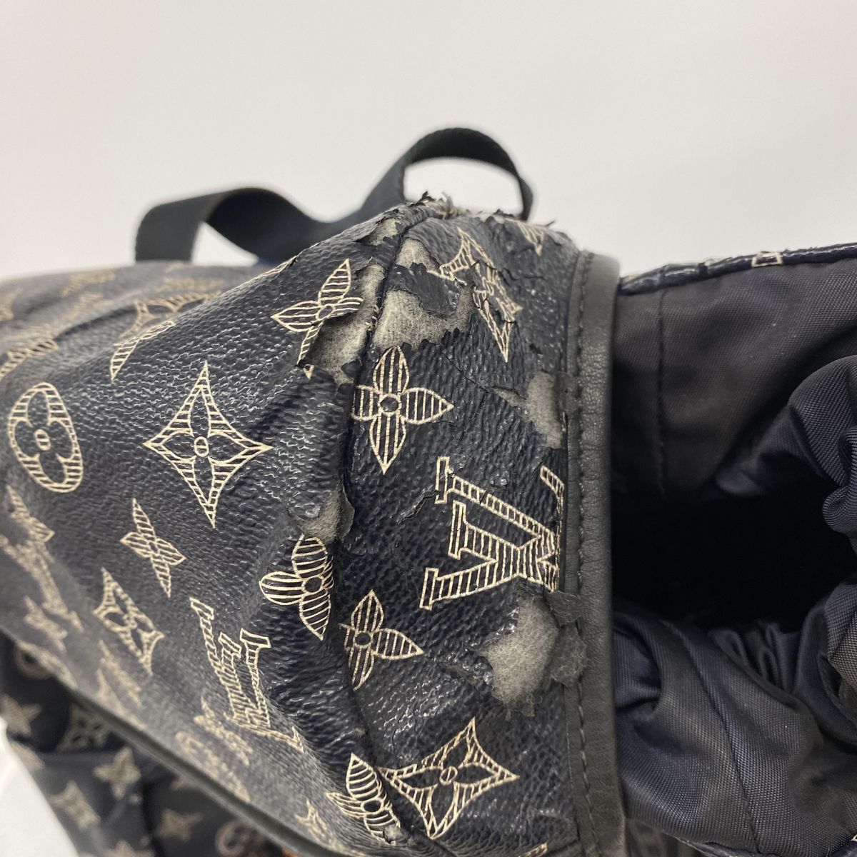 Louis Vuitton Backpack Monogram Ink Upside Down Discovery Navy — view 7