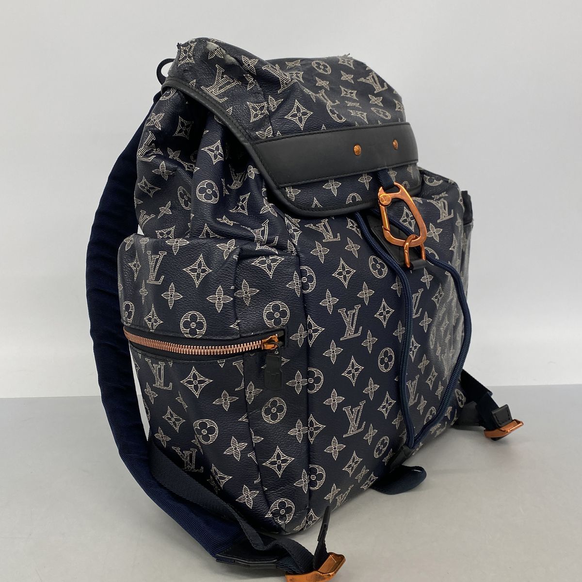 Louis Vuitton Backpack Monogram Ink Upside Down Discovery Navy — view 2