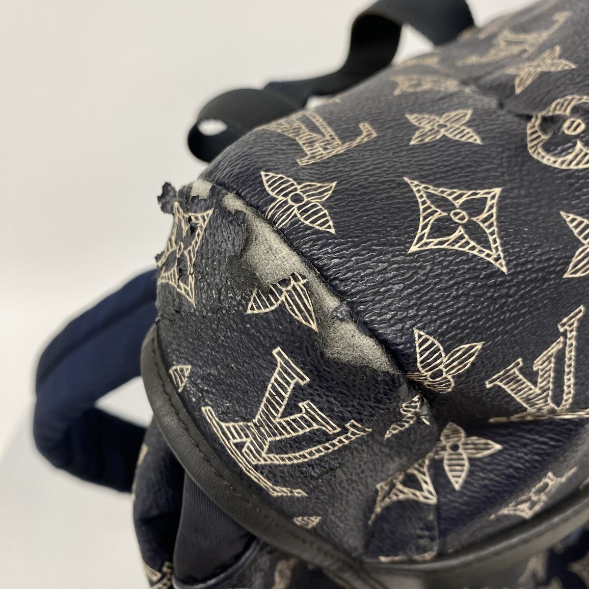 Louis Vuitton Backpack Monogram Ink Upside Down Discovery Navy — view 8