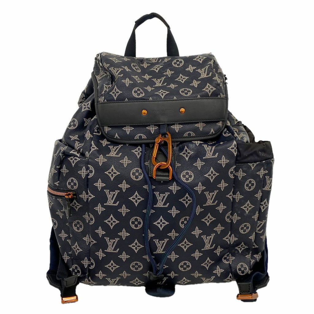 Louis Vuitton Backpack Monogram Ink Upside Down Discovery Navy