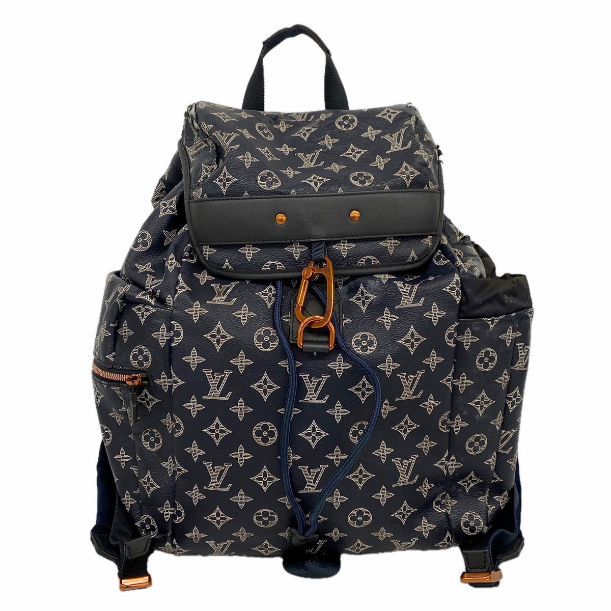 Louis Vuitton Backpack Monogram Ink Upside Down Discovery Navy