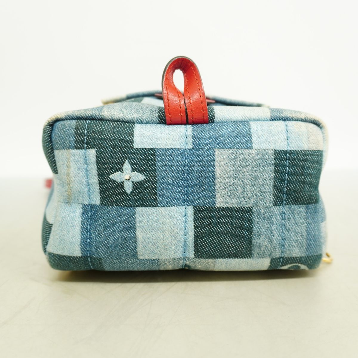Louis Vuitton Backpack Monogram Denim Palm Springs Mini Blue — view 3