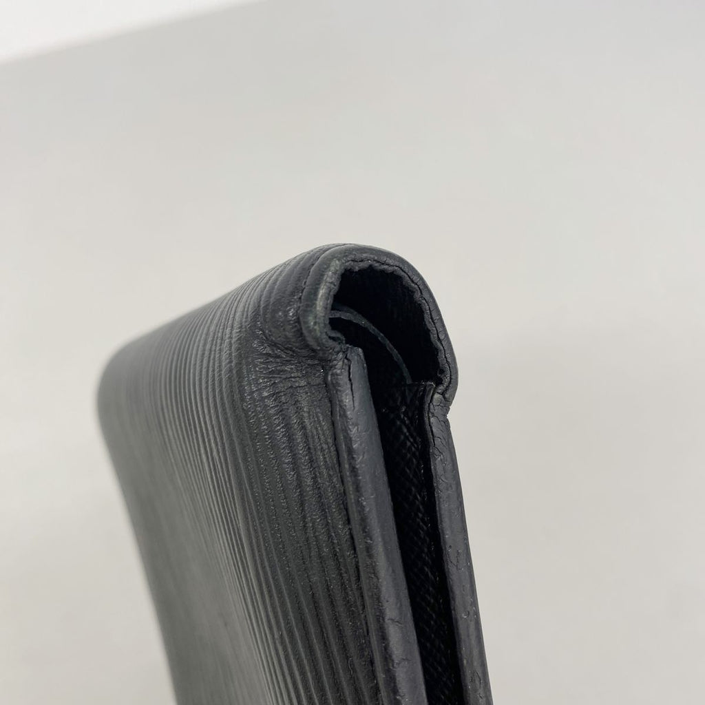 Louis Vuitton Billfold Epi Portefeuille Multiple Noir Wallet — view 5