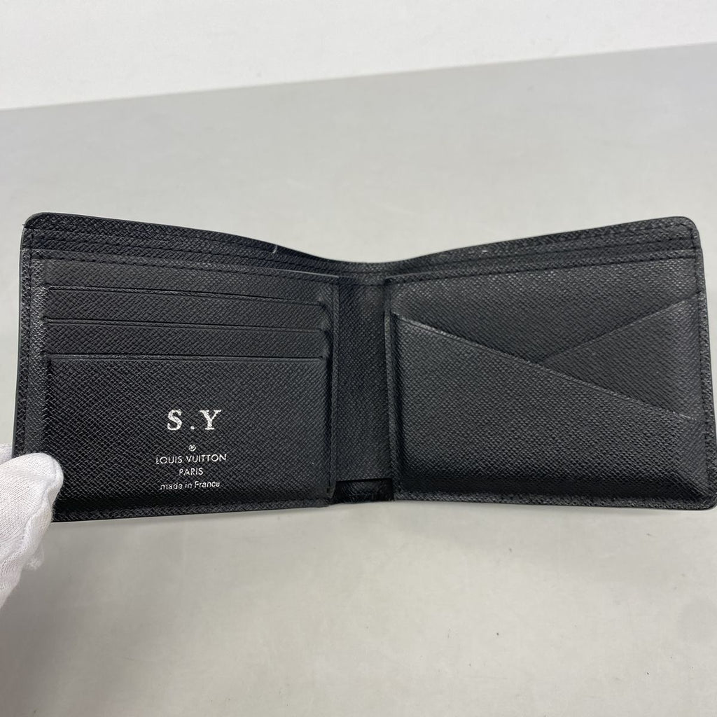 Louis Vuitton Billfold Epi Portefeuille Multiple Noir Wallet — view 3