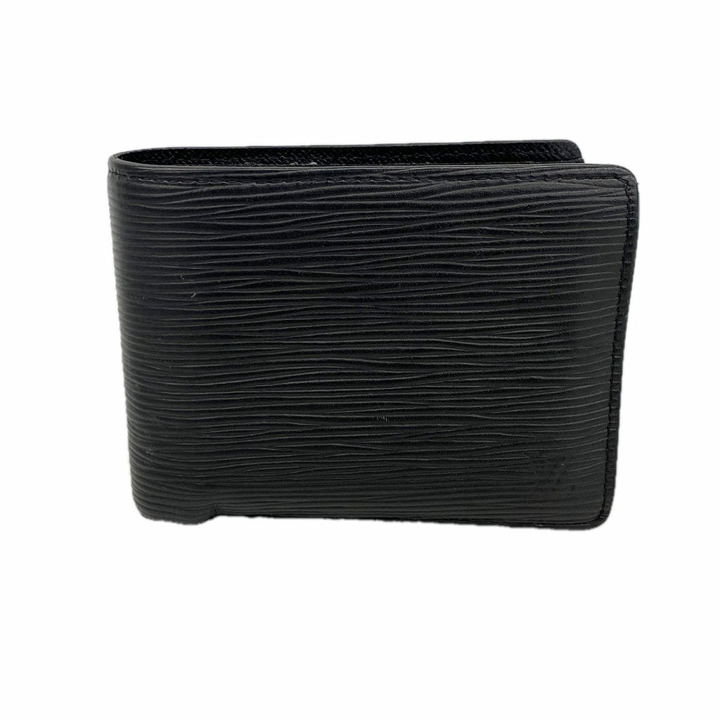 Louis Vuitton Billfold Epi Portefeuille Multiple Noir Wallet