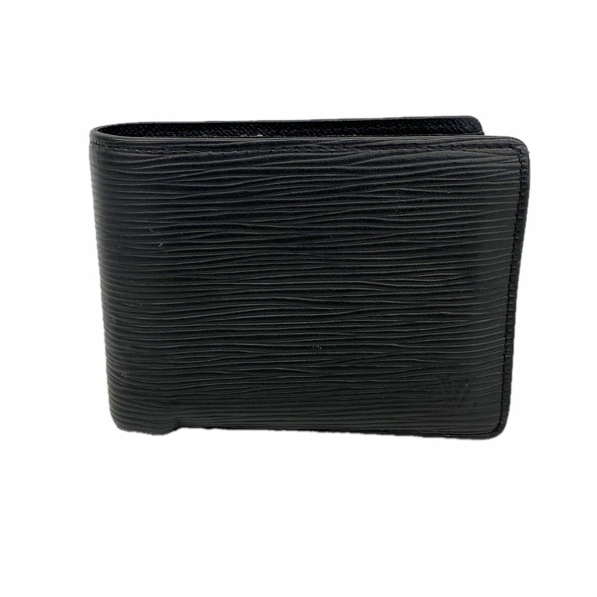Louis Vuitton Billfold Epi Portefeuille Multiple Noir Wallet