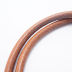 Hermes Bracelet Jumbo Hook Gold Plated Leather Brown — view 8