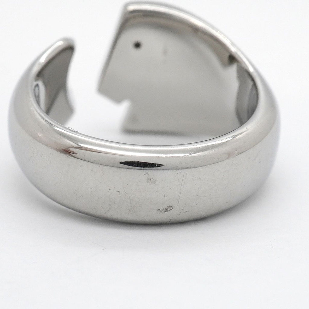 Hermes Ring Carrousel Metal Silver Navy — view 8