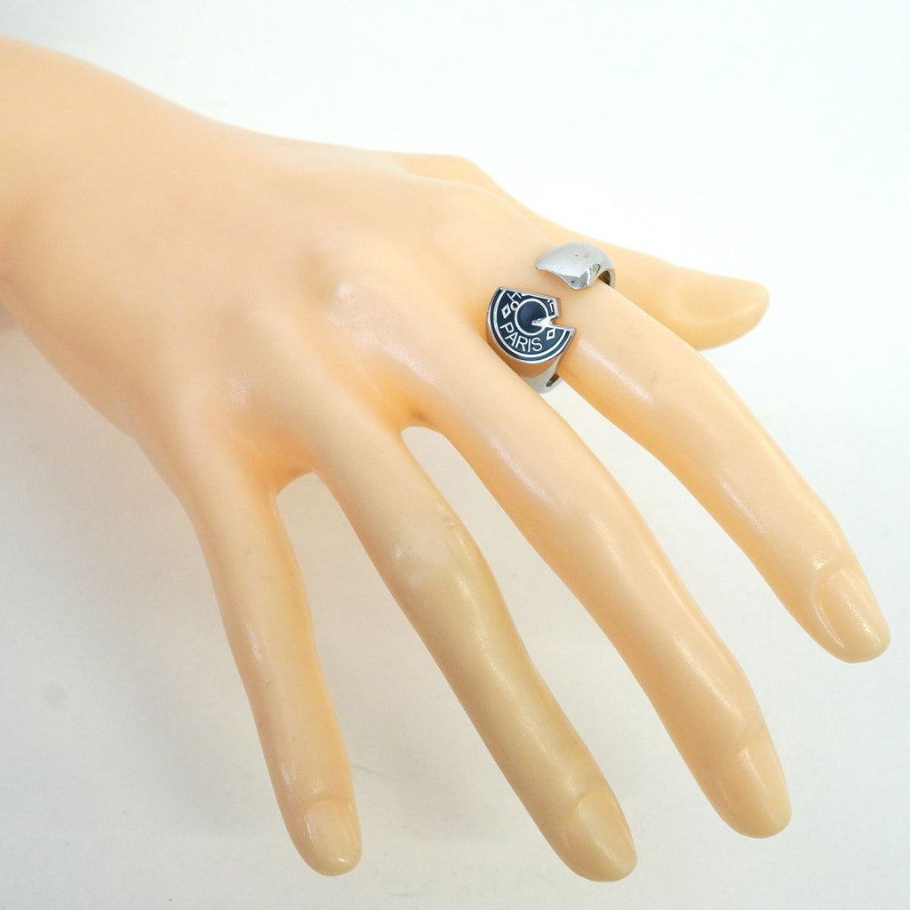 Hermes Ring Carrousel Metal Silver Navy — view 7