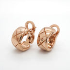 Chanel Earrings Coco Crush Beige Gold 18K Pink — view 6