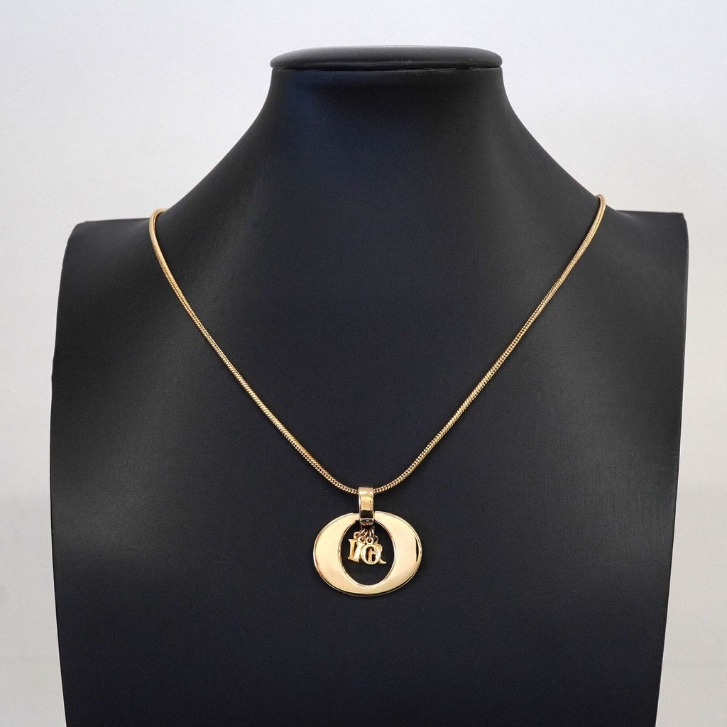 Dior Necklace Logo Gold Plated — view 6