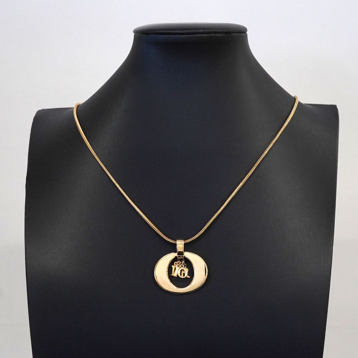 Dior Necklace Logo Gold Plated — view 6