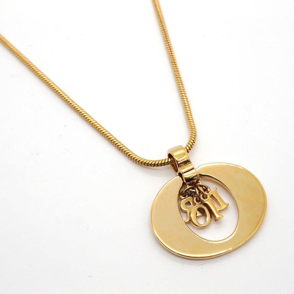 Dior Necklace Logo Gold Plated — view 2