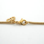 Dior Necklace Logo Gold Plated — view 4