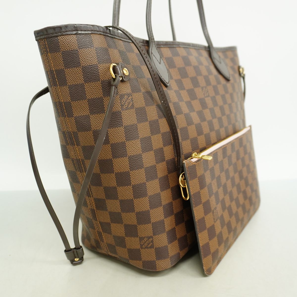 Louis Vuitton Tote Bag Damier Neverfull MM Rose Ballerine — view 2