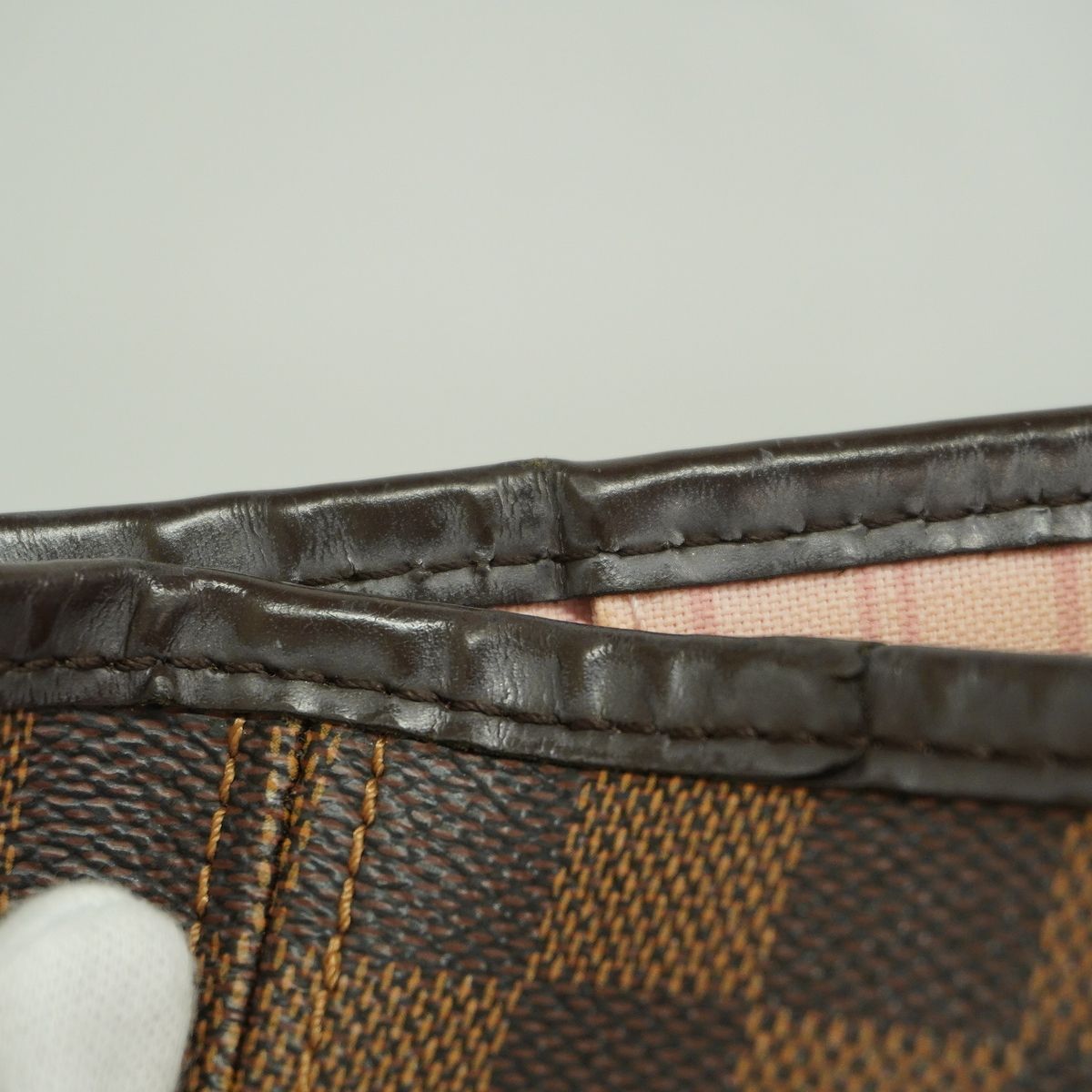 Louis Vuitton Tote Bag Damier Neverfull MM Rose Ballerine — view 8