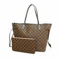 Louis Vuitton Tote Bag Damier Neverfull MM Rose Ballerine