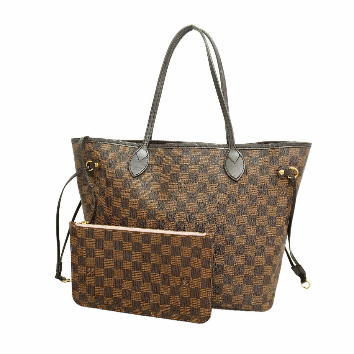 Louis Vuitton Tote Bag Damier Neverfull MM Rose Ballerine