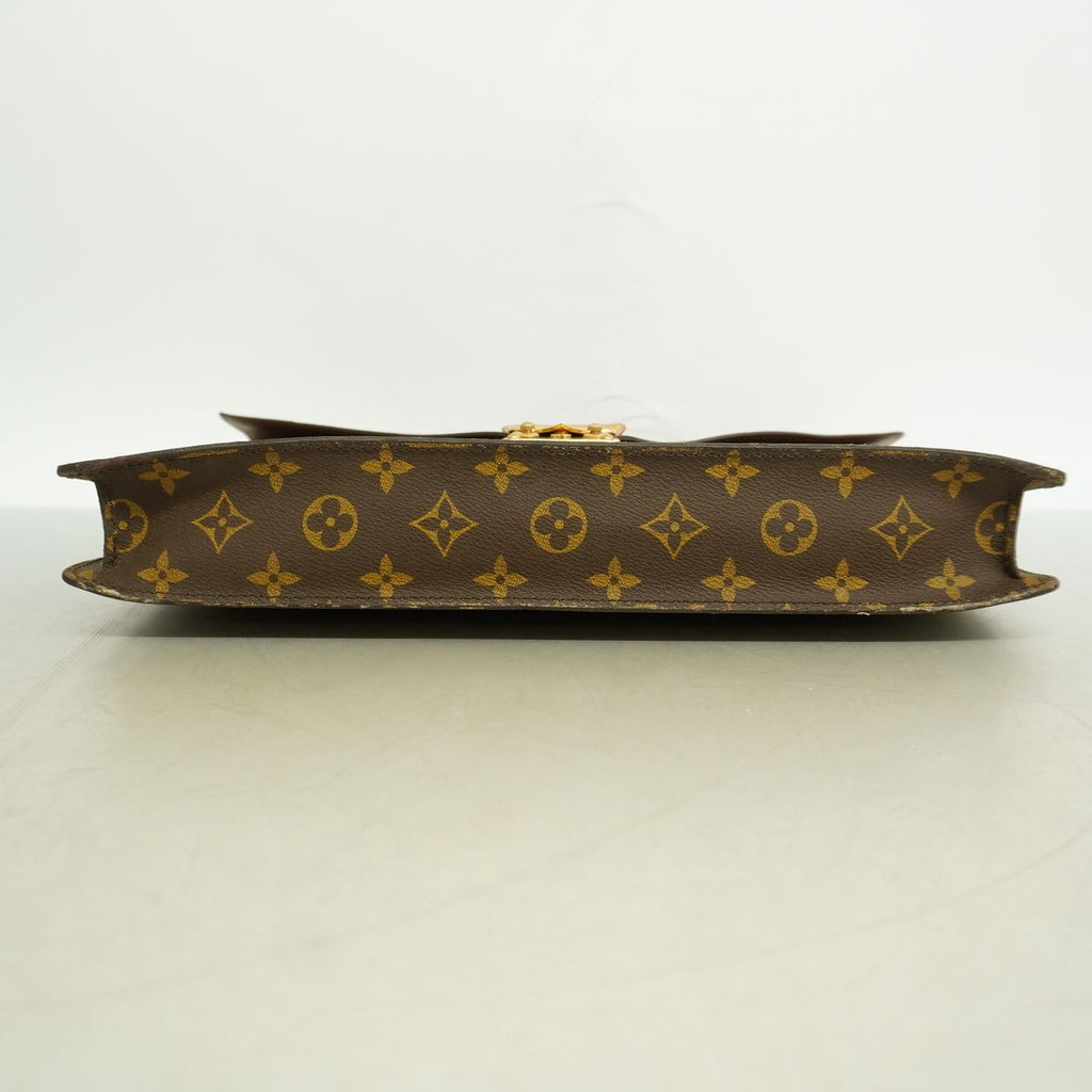 Louis Vuitton Clutch Monogram Porte de Gumain Senatur Brown — view 3