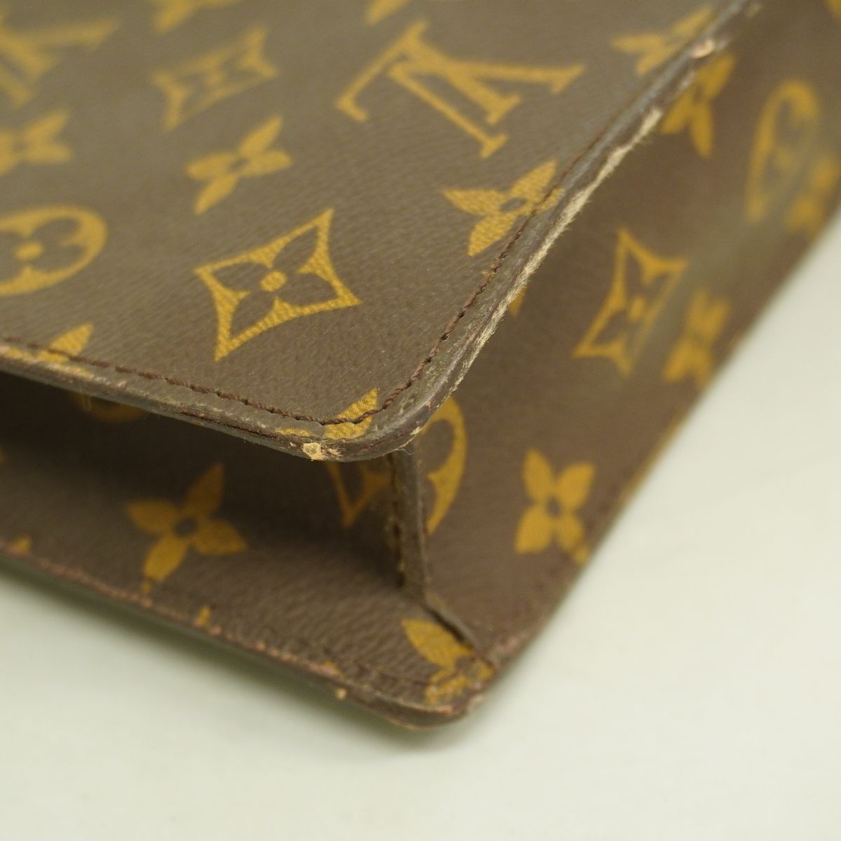 Louis Vuitton Clutch Monogram Porte de Gumain Senatur Brown — view 6