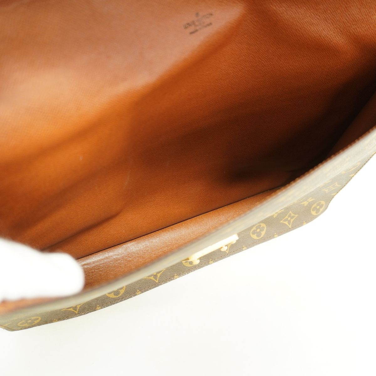 Louis Vuitton Clutch Monogram Porte de Gumain Senatur Brown — view 4
