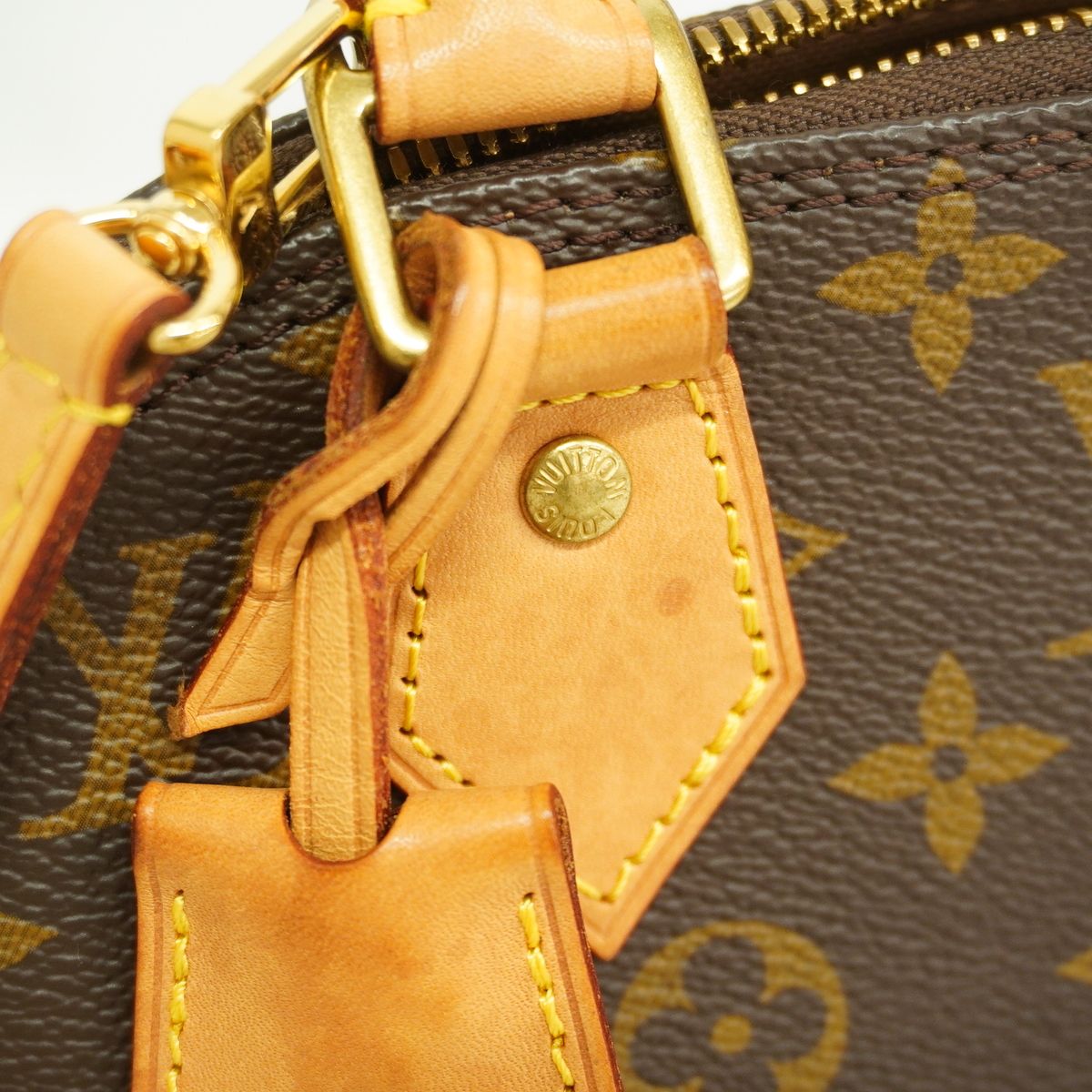Louis Vuitton Handbag Monogram Alma BB Brown 2-Way Bag — view 6