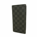 Louis Vuitton Wallet Damier Graphite Portefeuille Brazza Black Gray