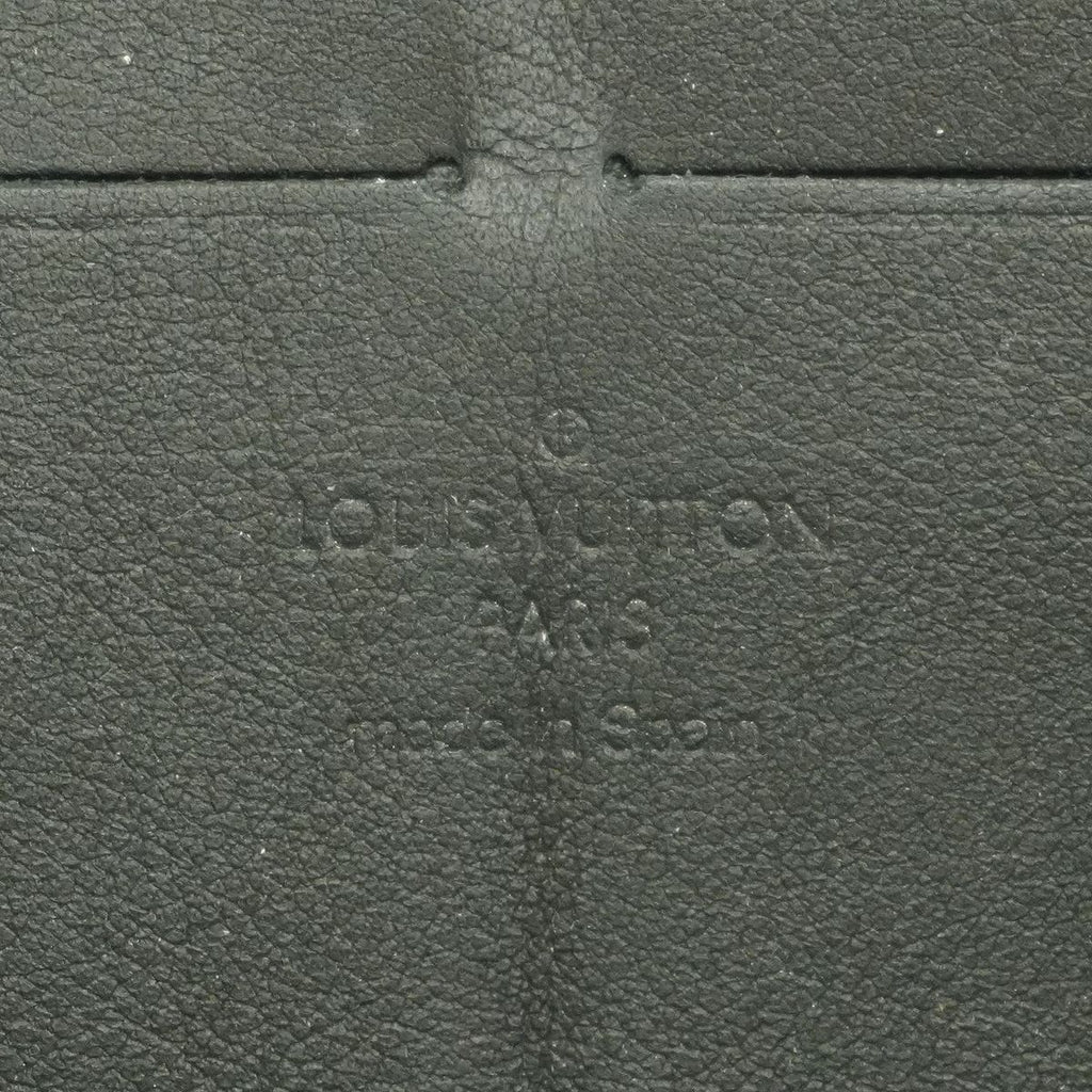 Louis Vuitton Wallet Monogram Eclipse Trunk Zippy Black — view 4
