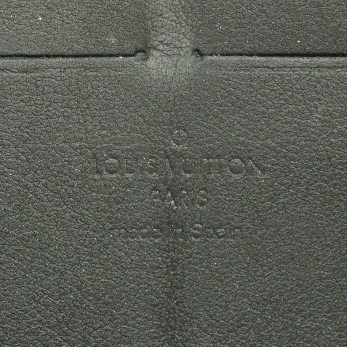 Louis Vuitton Wallet Monogram Eclipse Trunk Zippy Black — view 4