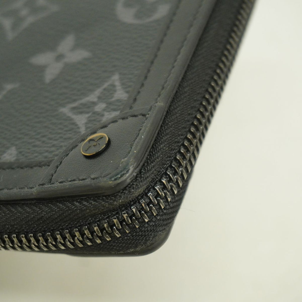 Louis Vuitton Wallet Monogram Eclipse Trunk Zippy Black — view 5