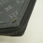 Louis Vuitton Wallet Monogram Eclipse Trunk Zippy Black — view 5