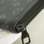 Louis Vuitton Wallet Monogram Eclipse Trunk Zippy Black — view 7