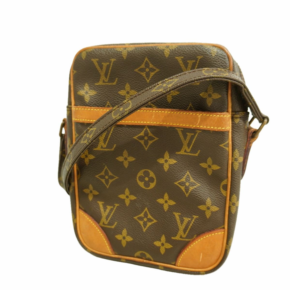 Louis Vuitton Shoulder Bag Monogram Danube Brown