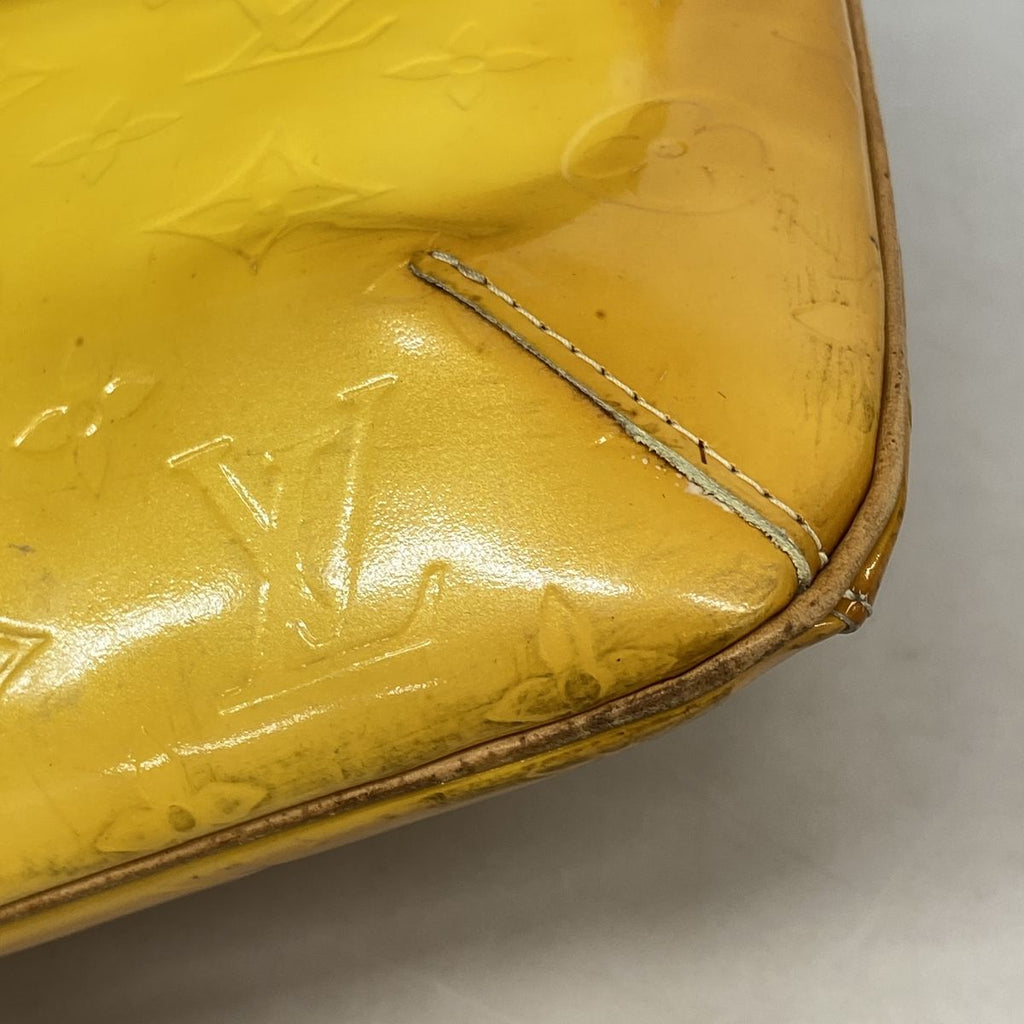 Louis Vuitton Shoulder Bag Vernis Thompson Street Lime Yellow — view 6