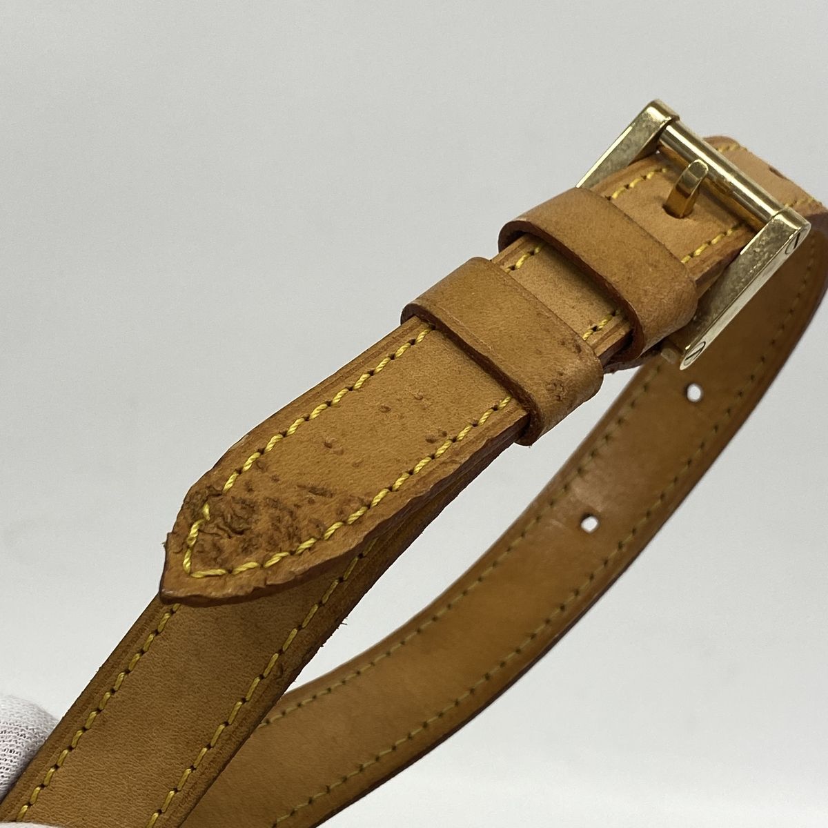 Louis Vuitton Shoulder Bag Vernis Thompson Street Lime Yellow — view 8