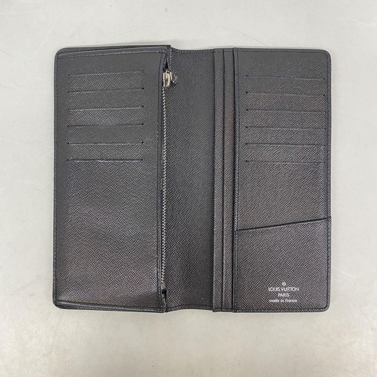 Louis Vuitton Wallet Damier Graphite Portefeuille Brazza Black Gray — view 3