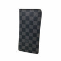 Louis Vuitton Wallet Damier Graphite Portefeuille Brazza Black Gray