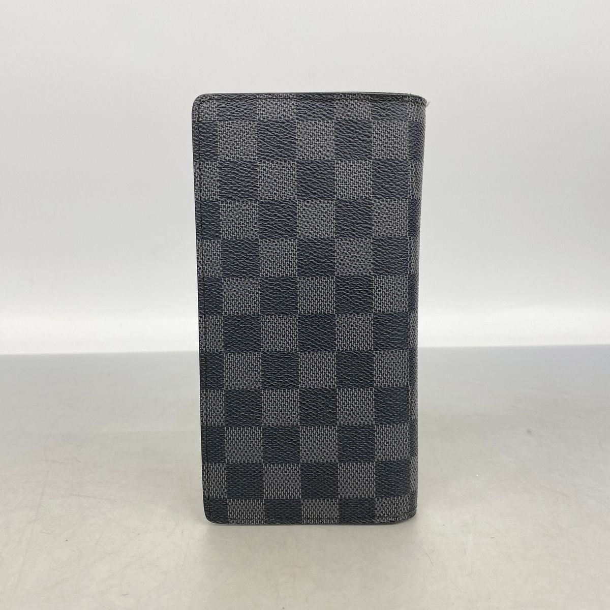 Louis Vuitton Wallet Damier Graphite Portefeuille Brazza Black Gray — view 7