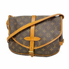 Louis Vuitton Shoulder Bag Monogram Saumur 30 Brown