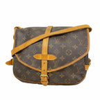 Louis Vuitton Shoulder Bag Monogram Saumur 30 Brown
