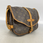 Louis Vuitton Shoulder Bag Monogram Saumur 30 Brown — view 2