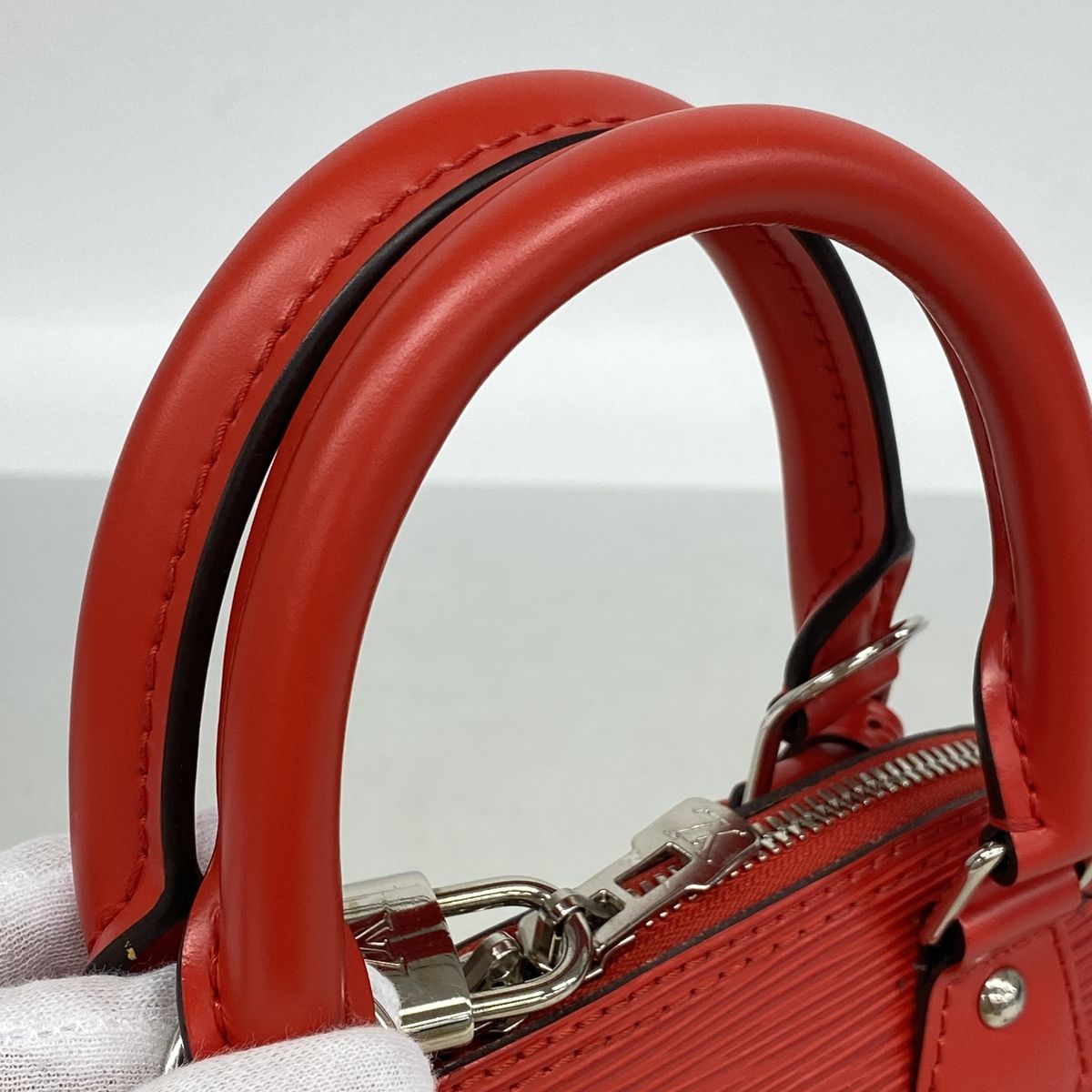 Louis Vuitton Handbag Epi Alma BB Coquelicot 2-Way Bag — view 8
