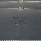 Louis Vuitton Wallet Monogram Shadow Zippy Horizontal Navy Blue — view 4
