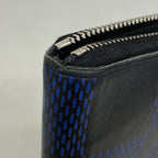 Louis Vuitton Wallet Damier Infini 3D Zippy Vertical Black Blue — view 6
