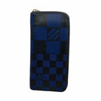 Louis Vuitton Wallet Damier Infini 3D Zippy Vertical Black Blue